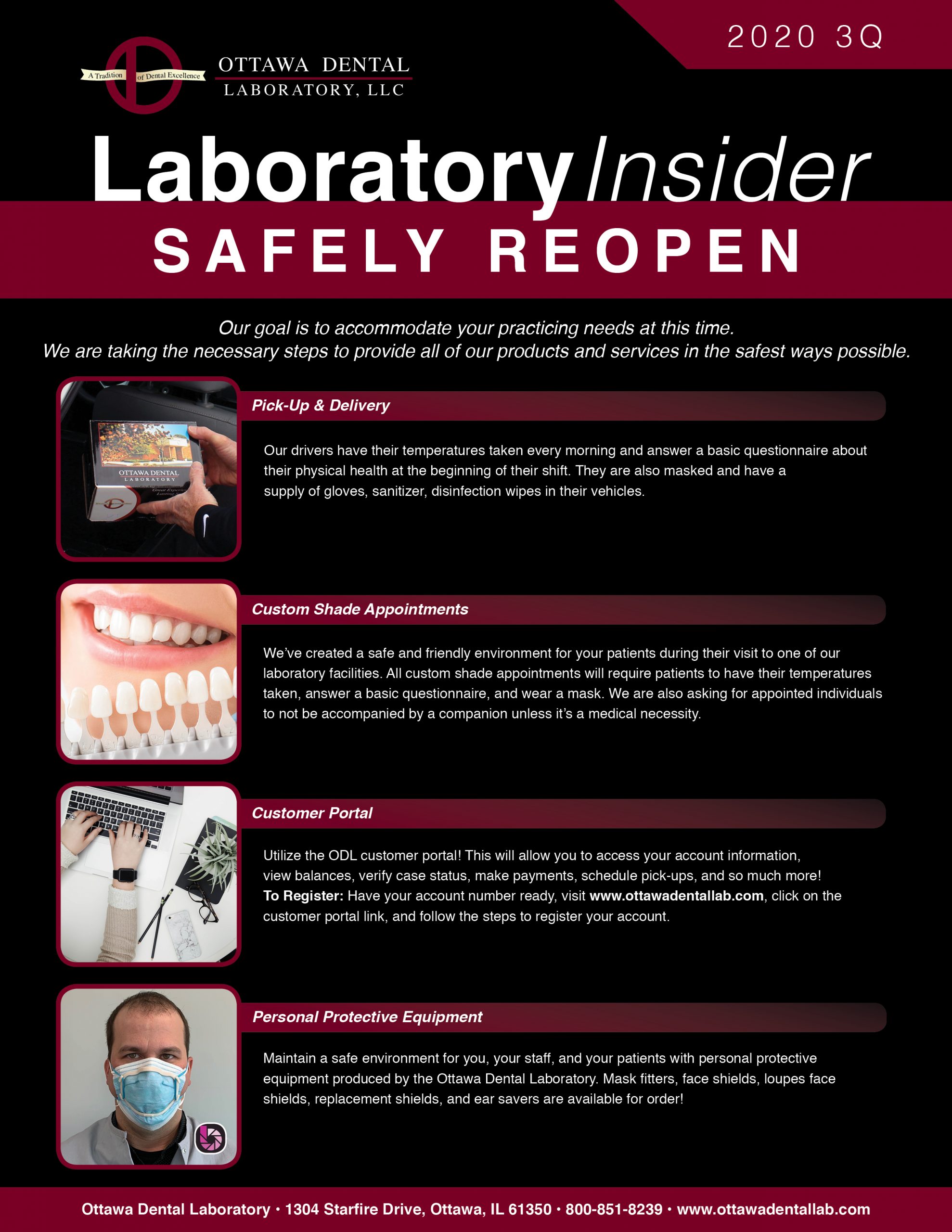 Laboratory Insider Digital Newsletter of the Ottawa Dental Laboratory